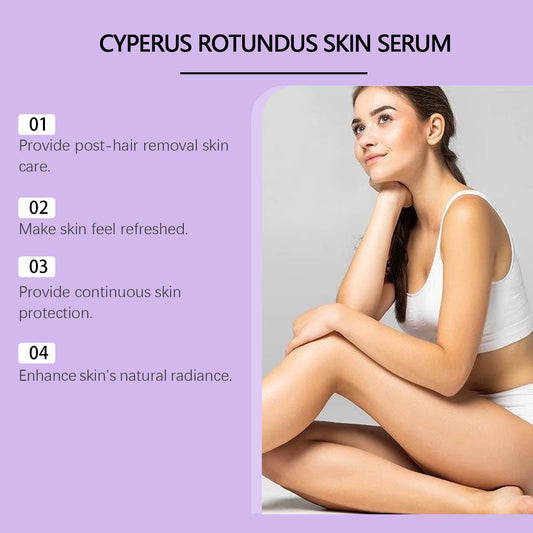 Cyperus Rotundus Serum Hair Growth Inhibitor Soothing Moisturizing Depilatory Refreshing Slowing Reduction Body Hair Growing Oil