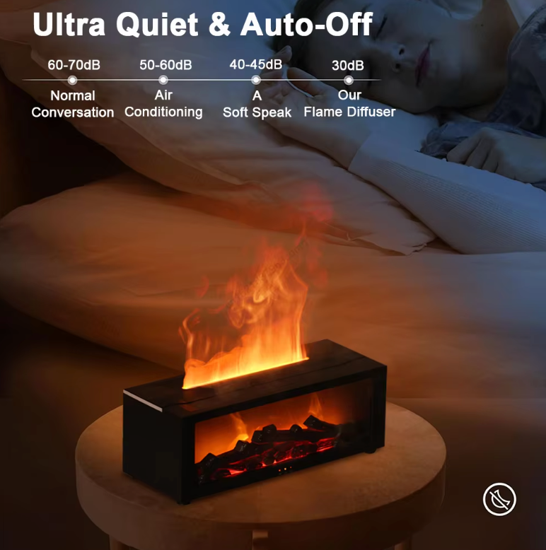 Fireplace Diffuser + Humidifier Essential Oils