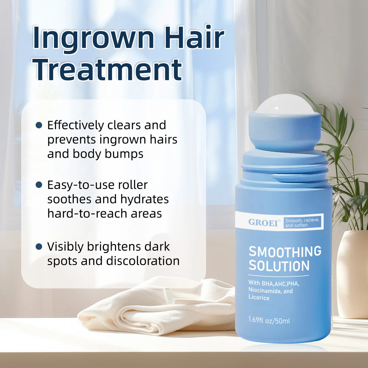 Rarify's Smoothing Solution | Ingrown Hair Treatment